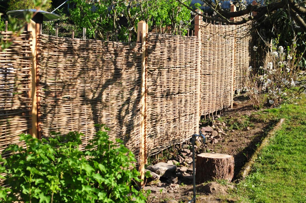 Weidenprofi Sichtschutz Robinie Stabil