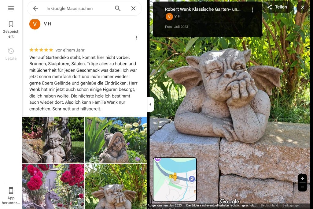 google-rezension-gartenfiguren-202307-laptop-screenshot