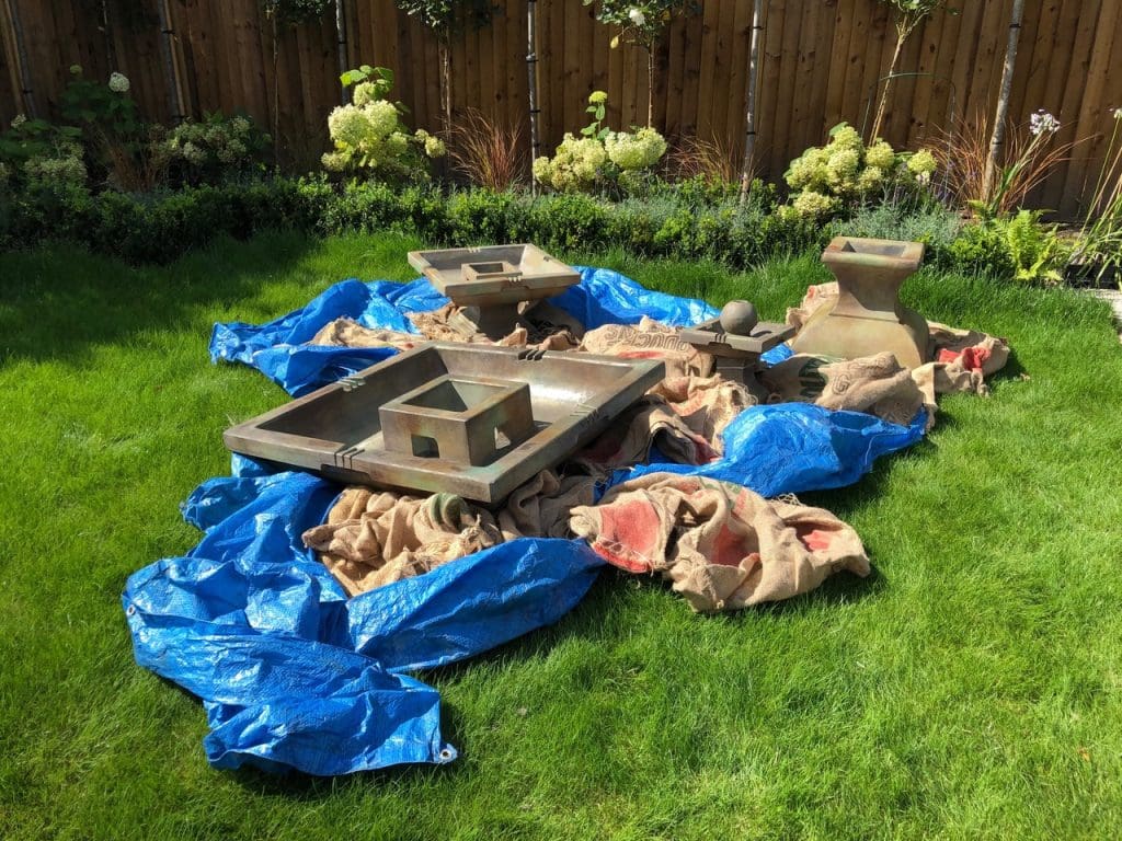 Gartenbrunnen Hampshire 2