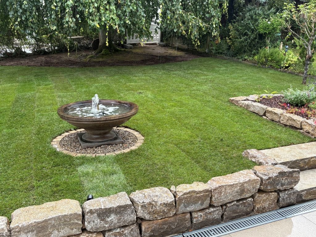 Gartenbrunnen Pontresina Kundenfoto 2025