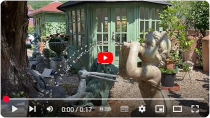 Gartenfigur Pan SP2085 Steinfigur Satyr Youtube Screenshot
