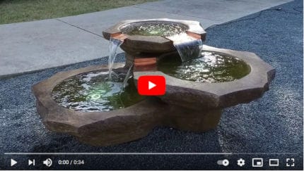 Henri Studio Brunnen Stone Basins Screenshot Herstellervideo