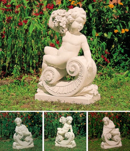 Putte Naturstein Frühling Sommer Herbst WInter