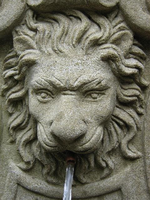 Wandbrunnen Schwetzingen Naturstein BR0018