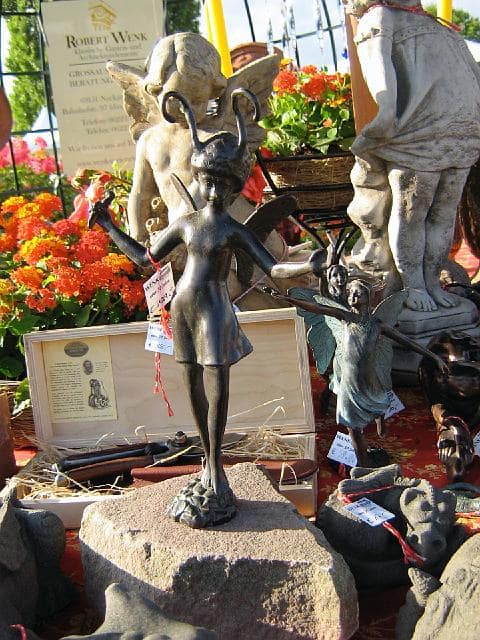 Gartenfiguren Bronze Feen & Elfen
