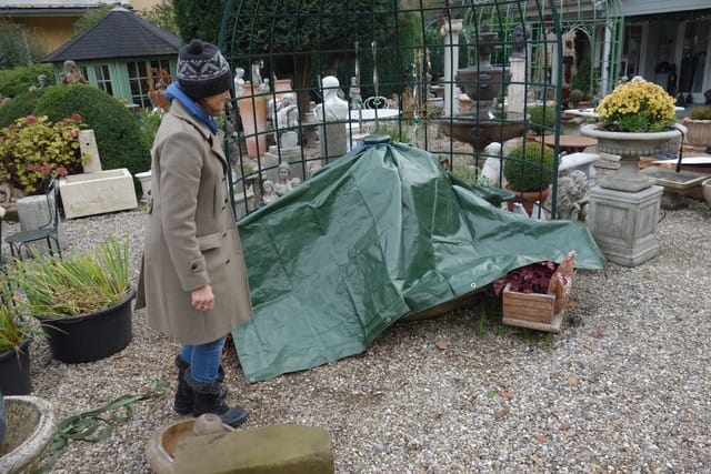 Barrington Fountain winterfest verpacken