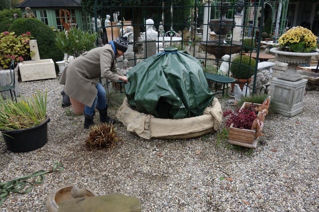 Barrington Fountain Winterschutz