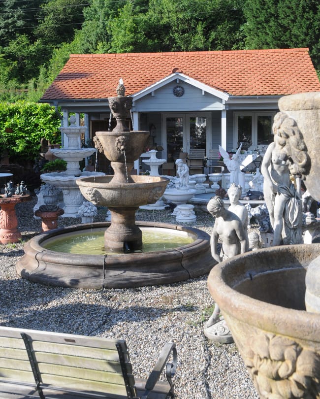 Brunnen Cinque Terre mit Bodenschale BR5215F17