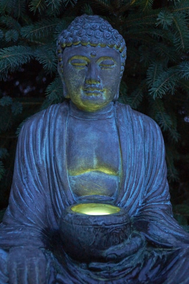 Buddafigur mit Wasserspiel 3002