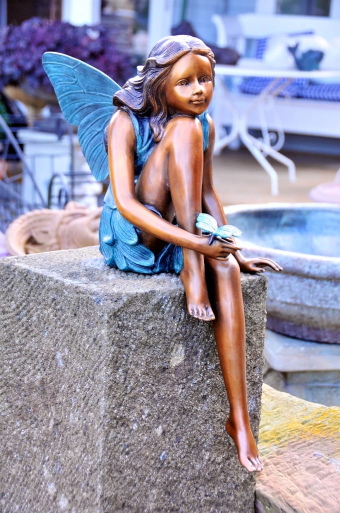 Gartenfiguren Bronze Feen & Elfen
