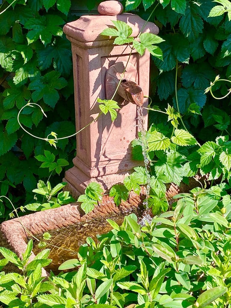 Gartenbrunnen Kundenfoto 2020