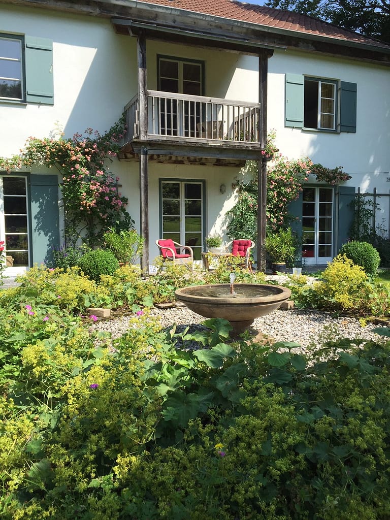 Gartenbrunnen Pontresina Kundenbewertung mit Bild