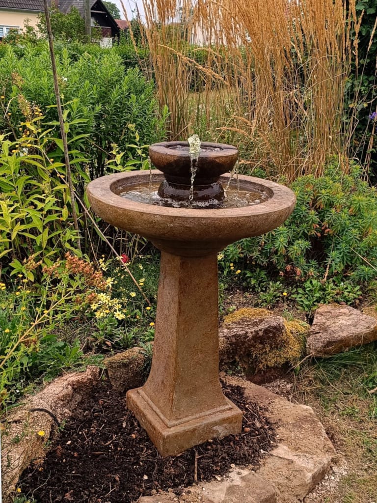 Gartenbrunnen Kopenhagen Kundenfoto