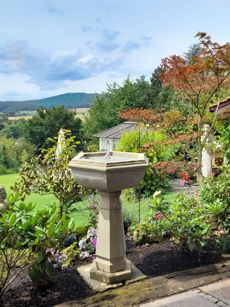 Natursteinbrunnen Murnau Kundenfoto 2024