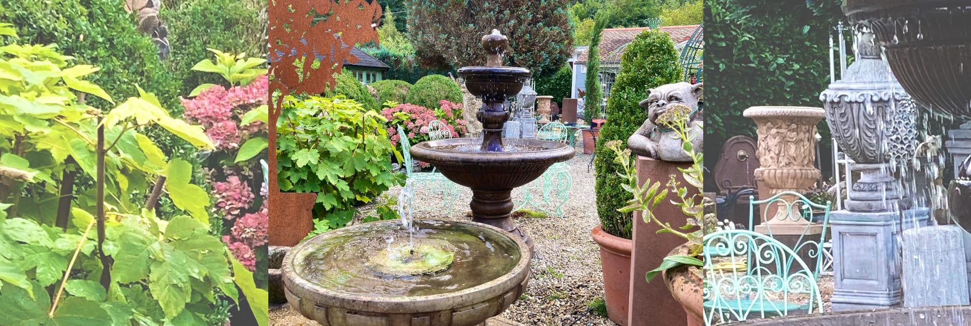Gartenbrunnen Ausstellung Wenk Gartenelemente