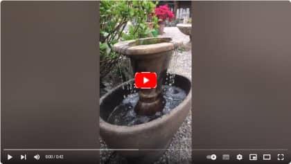 Gartenbrunnen Alfresco BR5701 Youtube Screenshot