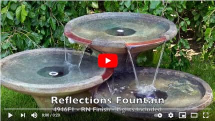 Gartenbrunnen Reflections von Henri Studio