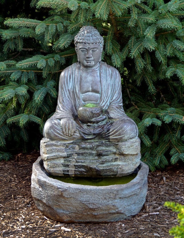 Buddafigur mit Wasserspiel 3002