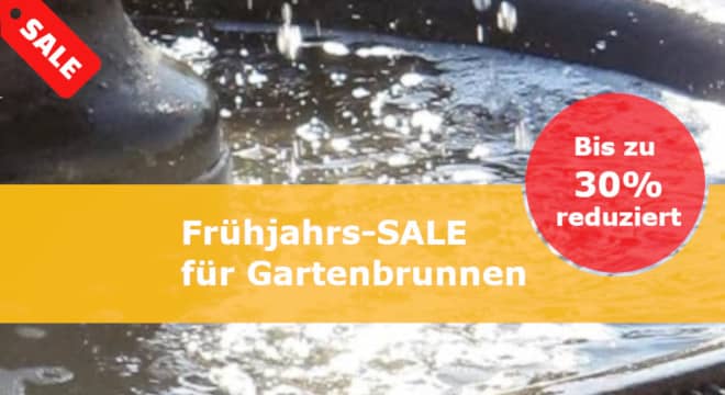 Gartenbrunnen Sale 2023