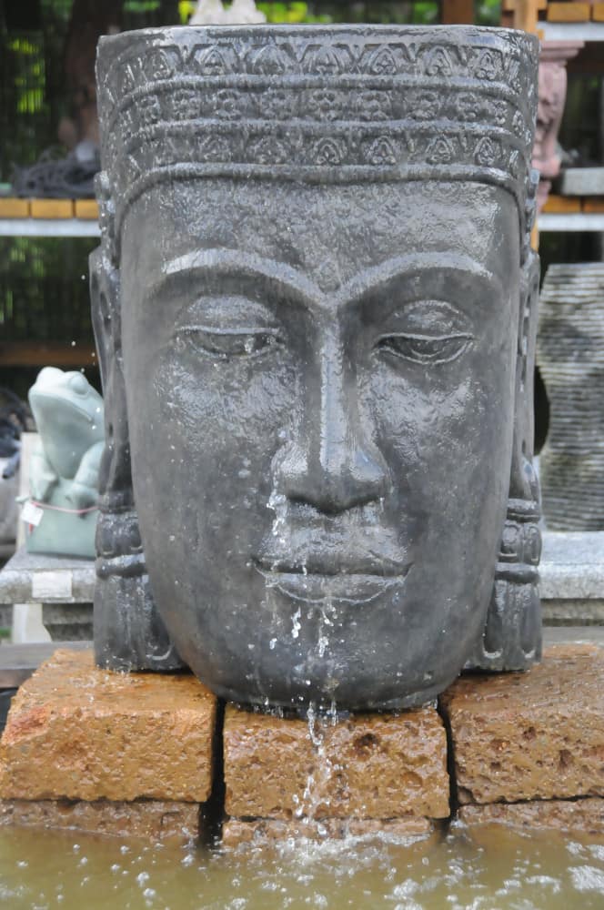 Khmer Kopf Wasserspiel WS0003